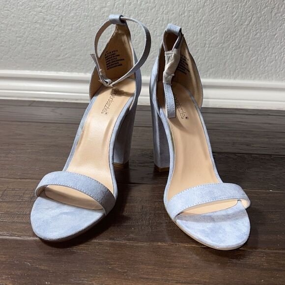 WOMENS LIGHT BLUE SHOE DAZZLE SANDAL SIZE 11 - Picture 4 of 10